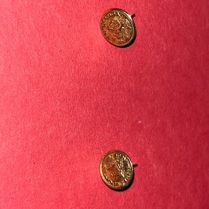 Balboa gold coin earrings (Rare)!